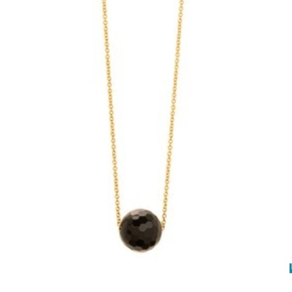 Gorjana Black Onyx Power Necklace on GP chain NWT - Picture 5 of 7
